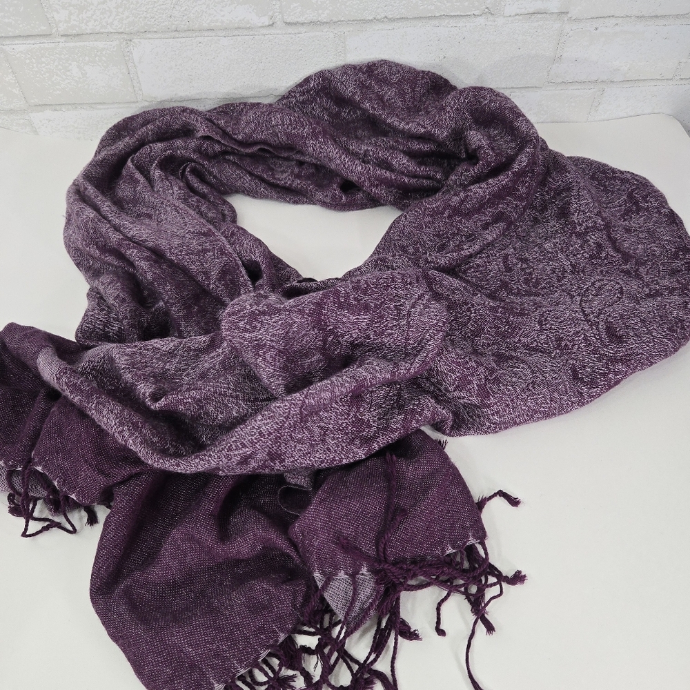 Purple scarf